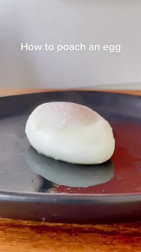 How-To: Poach Eggs 🥚📝 Class is in session and @halfbatchbaking is teaching us how to perfectly poach an egg and the science behind it! Find Sarah's tips and tricks below: 1. Start by adding 1 tbsp vinegar or lemon juice to 4 cups water (optional but egg whites coagulate better in acid conditions). Then, bring the water to 200 degrees Fahrenheit 2. Use a sieve to strain the outer albumen of the egg. Carefully transfer egg to a ladle (it’s best to use a nylon or silicone ladle; if using metal, l