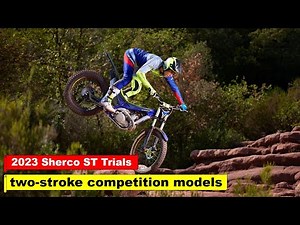2023 Sherco ST Trials Lineup First Look two stroke competition models