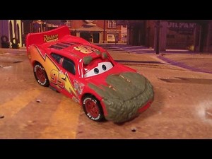 Muddy Lightning McQueen, 2010 Mattel Disney Pixar Cars Final Lap Diecast Unboxing Review!