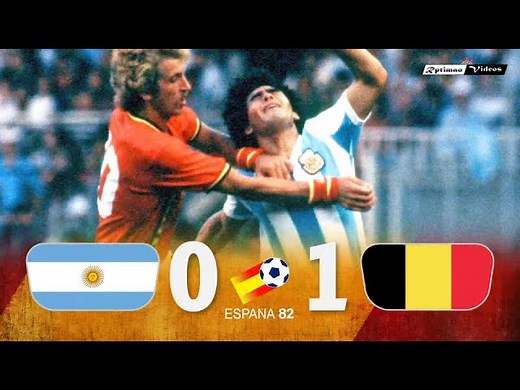 Argentina 0 x 1 Belgium ● 1982 World Cup Extended Goals & Highlights | Tin Mới 6