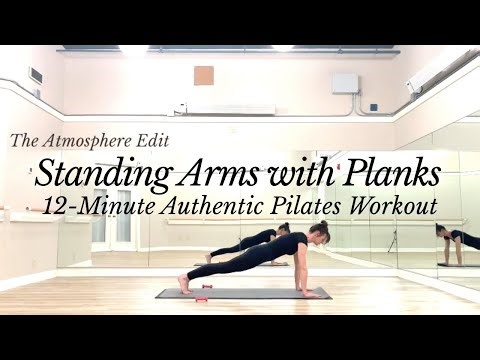 Standing Arms with Planks | 12-Minute Authentic Pilates Workout with Weights