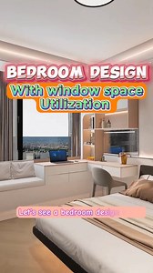 16K views · 390 reactions | Maximize Your WINDOW Space with These Bedroom Design Ideas! #modern #home #interiordesign #3d #viral #homedecor #homedesignideas #design #roomideas | Modern Home Plan | Facebook