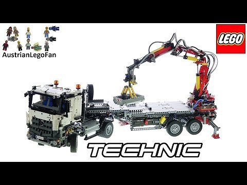 LEGO Technic 42043 Mercedes Benz Articulated Construction Truck - Lego Speed Build Review
