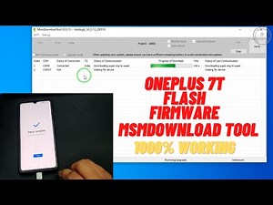 OnePlus 7T Stock Rom Flash⚡Fix Hang on Logo,Restart on Logo, Stuck Boot Screen,Oneplus Logo Bootloop