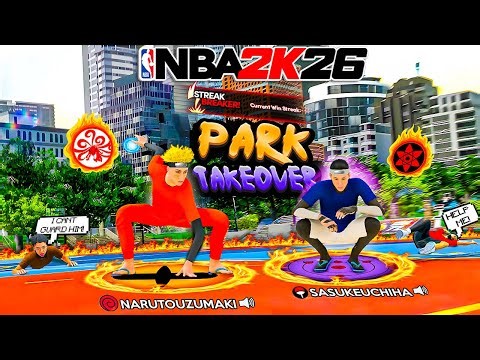 DRIBBLE GODS TAKE OVER THE PARK AS NARUTO & SASUKE IN NBA2K26 *We Couldn't Be Stopped...*