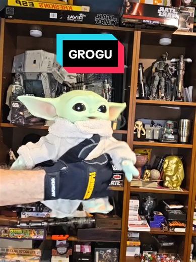 Baby Grogu is so cute #bobafett #starwars