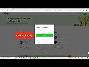 Instacart - Sign Up Tutorial