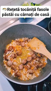 🍲Rețetă tocăniță fasole păstăi cu cârnați de casă #reteta #fasolepastai #fasolecucarnati Ingrediente: -fasole pastai -carnati -2 cepe - 1 morcov - 2 ardei -ulei -sare -marar -patrunjel -usturoi -bulion | Madalina Zorila