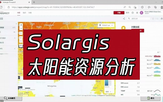Solargis太阳能资源分析