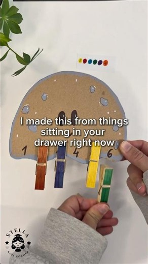 Color and Number Game for Kids | DIY Math and Counting Activity