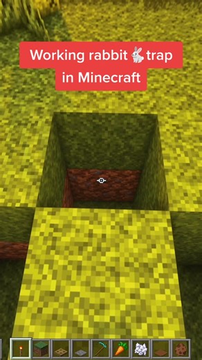 Minecraft Tutorial: Building a Working Bunny Trap