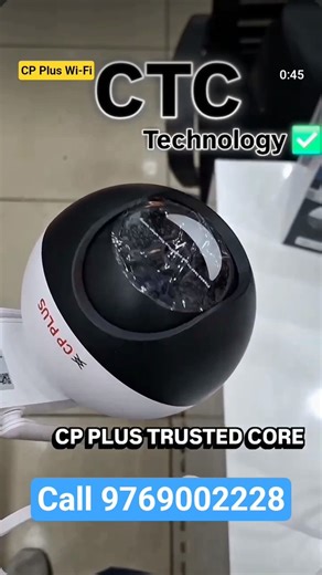 CP Plus Wi-Fi CTC technology camera #cppluscctvcamera #ctc