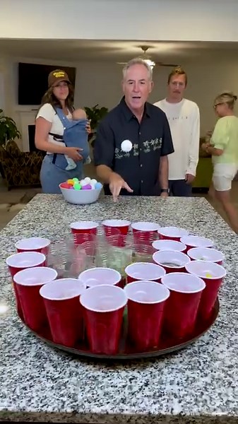 583K views · 2K reactions | Ping Pong Spin Game! #family #familyfun #familygames | Hanna and Zechariah | Facebook