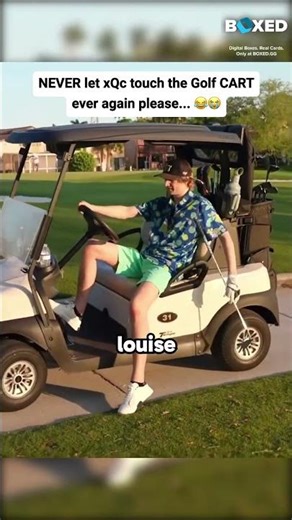 Why You Should NEVER Let xQc Drive The Golf Cart 🤣