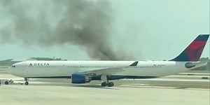 Passengers evacuated after Delta Air Lines flight catches fire at Orlando airport