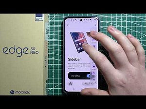 Motorola Edge 50 Neo How to Remove Sidebar