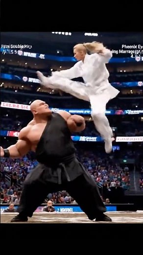 Epic Judo Showdown | Strong Woman vs Powerful Male Fighter #wrestling #mma #epicfight #ai