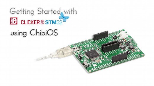 Getting started with mikroe Clicker 2 for STM32 with ChibiOS