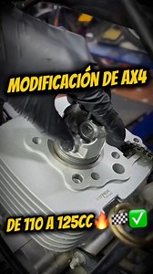 14K views · 203 reactions | Modificación de AX4 de 110 a 125cc + velocidad + fuerza✅ #racingbike #modification #Potencia #ax4 #racing | RACING BIKE | Facebook