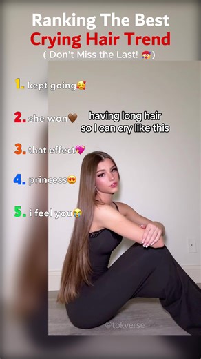 Top Styles in the Crying Hair Trend
