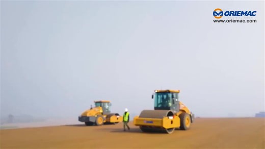 Landfill Compactor 28 Ton Trash Compactor XH233J Double Drum Garbage Compactor Vibratory Road Roller