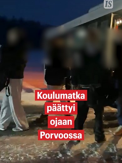 Linja-auton onnettomuus Porvoon Kuninkaantiellä