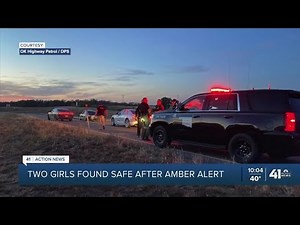2 girls found safe in Oklahoma; suspect detained