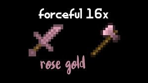 forceful rose gold Minecraft Texture Pack
