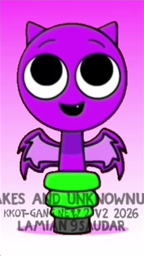 (new sprunki oc phase 2 The Dragon (Purple Dargon) oc incredibox animation sprunki)