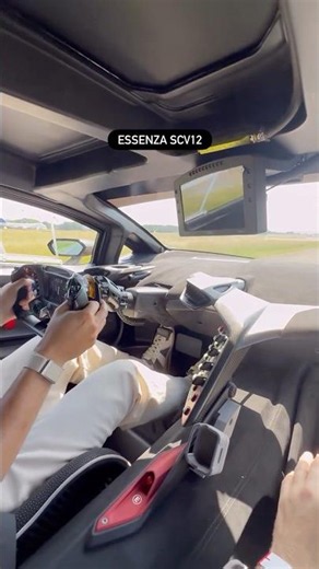 1/40 EXCLUSIVE LAMBORGHINI ESSENZA SCV12 ON TRACK RACING #automayo #cartok #lamborghini #v12 #scv12