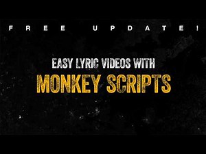 Easy Lyric Videos with TypeMonkey, MonkeyWords, EditMonkey & CircusMonkey
