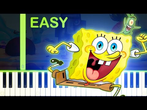 SpongeBob: Patty Pursuit 2 Theme Song - EASY Piano Tutorial