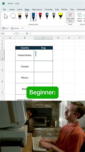 How to easily insert country flags in Excel | Emma Chieppor (Excel Dictionary) posted on the topic | LinkedIn