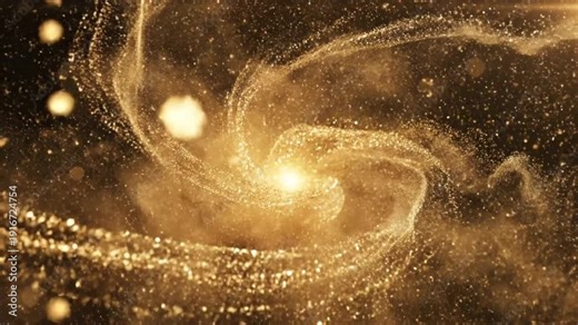 Gold particles and dust swirling in a golden light Full HD 4K Download 2025 2026