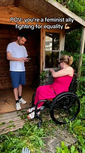 When you just want to see your wife smash the patriarchy #funny #comedy #husband #wife #wheelchair #disability #equality #patriarchy | John Reynolds