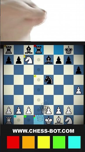 🧩 Chess Helper highlights 5 smartest moves! #chess #cheat #chesscom #app