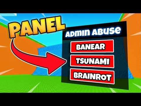 HOW TO ADD ADMIN ABUSE PANEL TO YOUR ESCAPE GAME TSUNAMI FOR BRAINROTS