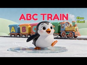 Alphabet Train 🚂 ABC Song for Kids | Learn A to Z with Animals | Fun Phonics Song