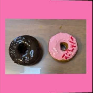 粘土でドーナツを作りました🍩#粘土でドーナツ