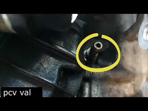 2011 Toyota Venza PCV valve removal 4 cylinder