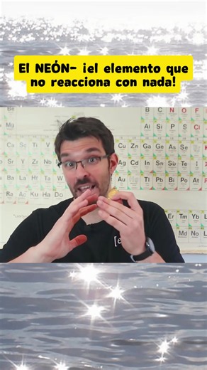 Neón: el elemento que no reacciona con nada
