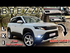 Brezza Lxi Modification | Brezza Interior In 26K✅ Brezza Modified Range Rover🔥Plati Alloy Wheels