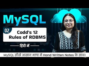 SQL Lecture 2 |RDBMS Rules & Types of SQL Language |Learn SQL Commands Step by Step |Debug with Nitu