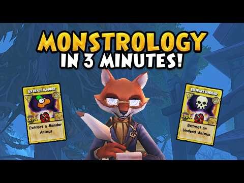 Wizard101: EASY Monstrology Guide Explained in 3 MINUTES (RANK 0 - MAX)