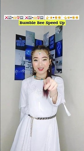 Tutorial "BUMBLE BEE SPED UP REMIX" NEW Simple Trend Dance Challenge 【SHELLENHANDSTAR】