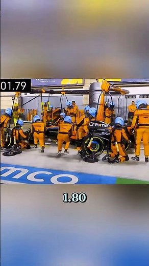 Fastest F1 Pit Stop Ever (1.80 Seconds!).#shorts #mrscuriosityy #viral