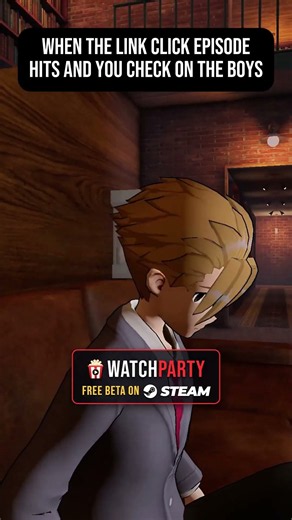 When the Link Click episode hits and you check on the boys 😂