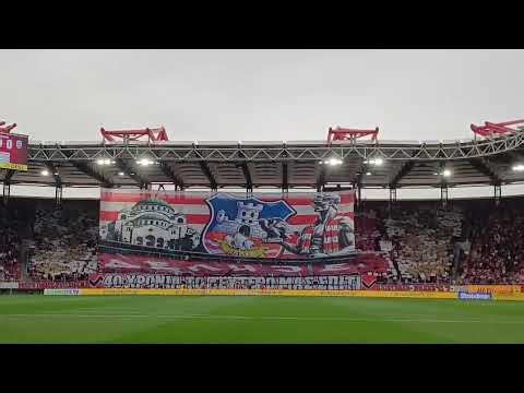 Gate 7 - Delije: The insane tifo at Olympiacos vs PAOK for the 40-year anniversary