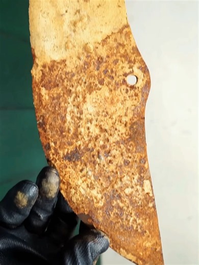 Restoration Old Very Rusted Giant Butcher Knife #restoration #restore #rust #asmr #satisfying