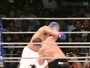In one of the most brutally one-sided and controversial fights in Pride FC history, Igor "Ice Cold" Vovchanchyn faced Enson "Yamato Damashii" Inoue at Pride 10 on August 27, 2000. The 26-year-old Ukrainian knockout artist (33-2-1) unleashed a relentless and savage assault on the 33-year-old Japanese-American grappler (9-6-1) from the opening bell. Vovchanchyn's devastating punching power was on full display, turning the bout into a harrowing display of punishment that many felt the referee shoul